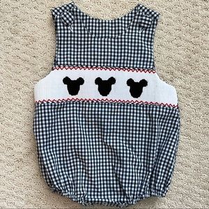 Smocked Auctions Smocked Mickey Sun Bubble - 3M